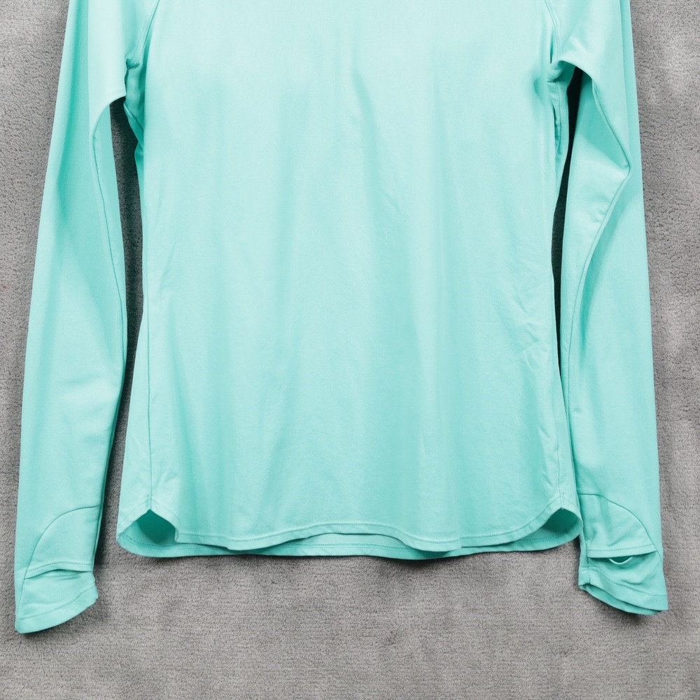 COOLIBAR Kawela Swim Top Aqua Blue‎ UPF 50+ Long Sleeve Rash Guard Sz XS - Picture 3 of 8